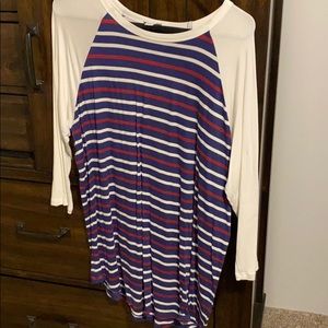 LulaRoe baseball style t-shirt